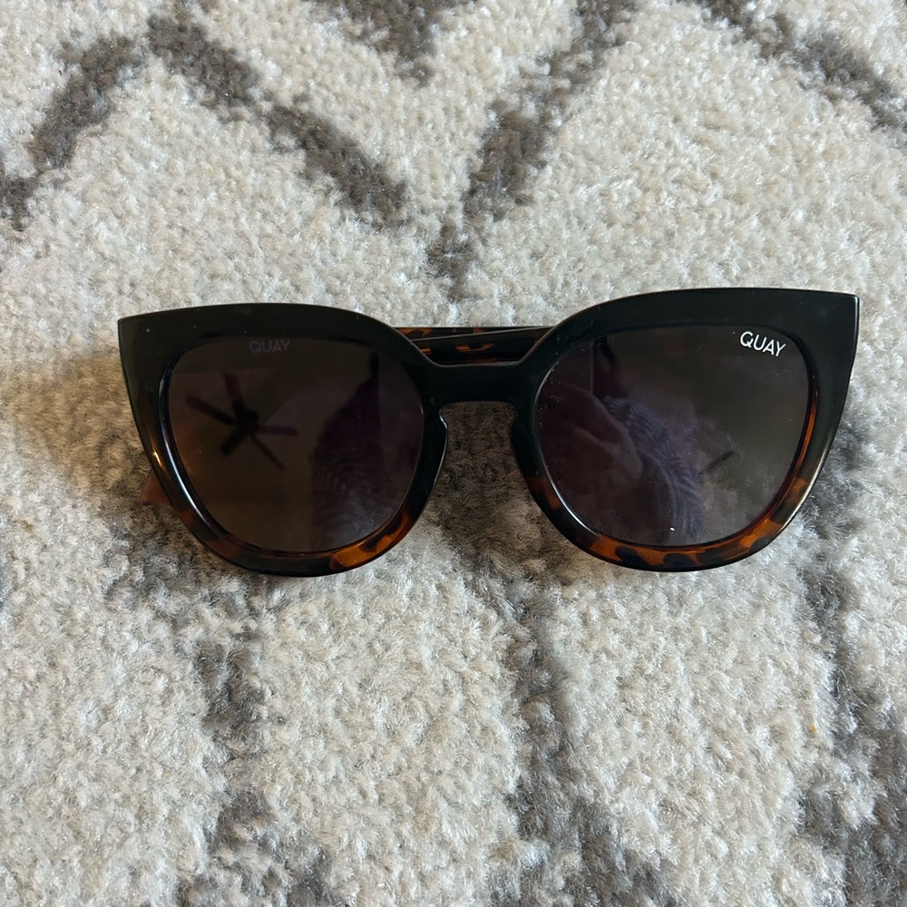Quay Tortoise Shell Cat Eye Sunglasses